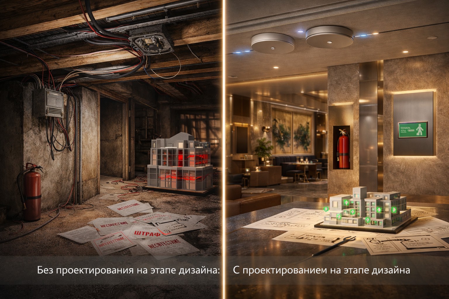 Проектирование противопожарных систем на этапе дизайна Проектирование противопожарных систем на этапе дизайна