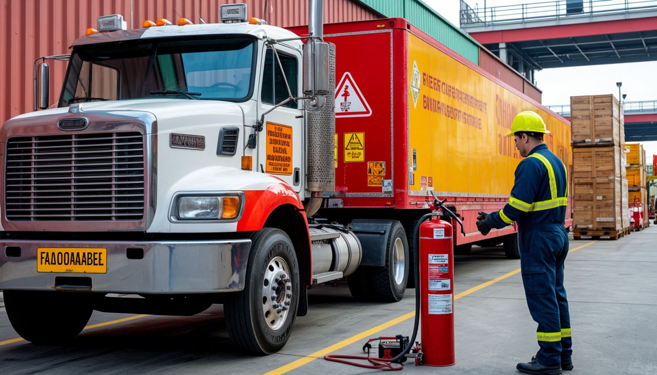 Противопожарные меры при транспортировке