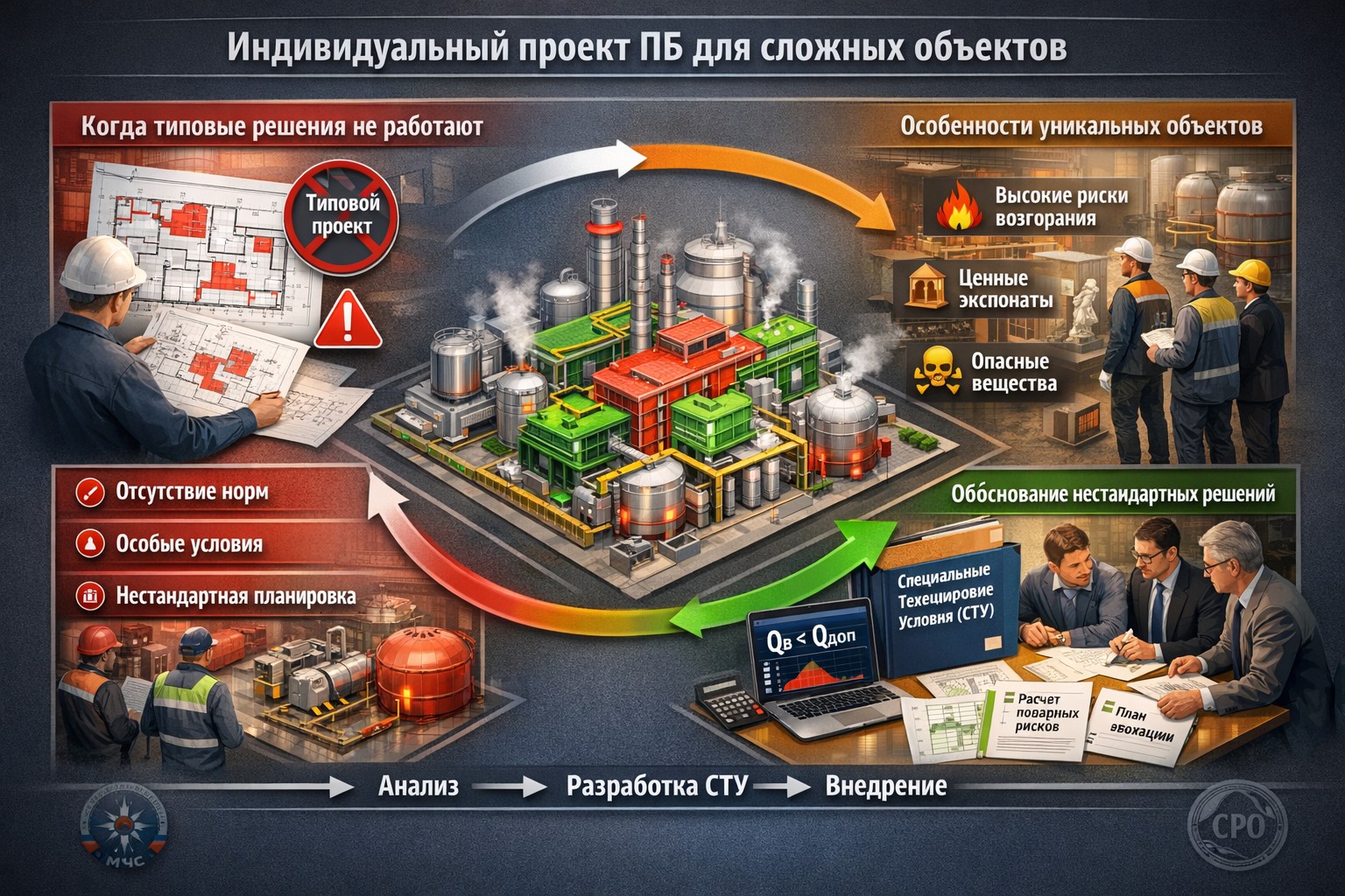 Индивидуальный проект пожарной безопасности для сложных объектов Индивидуальный проект пожарной безопасности для сложных объектов
