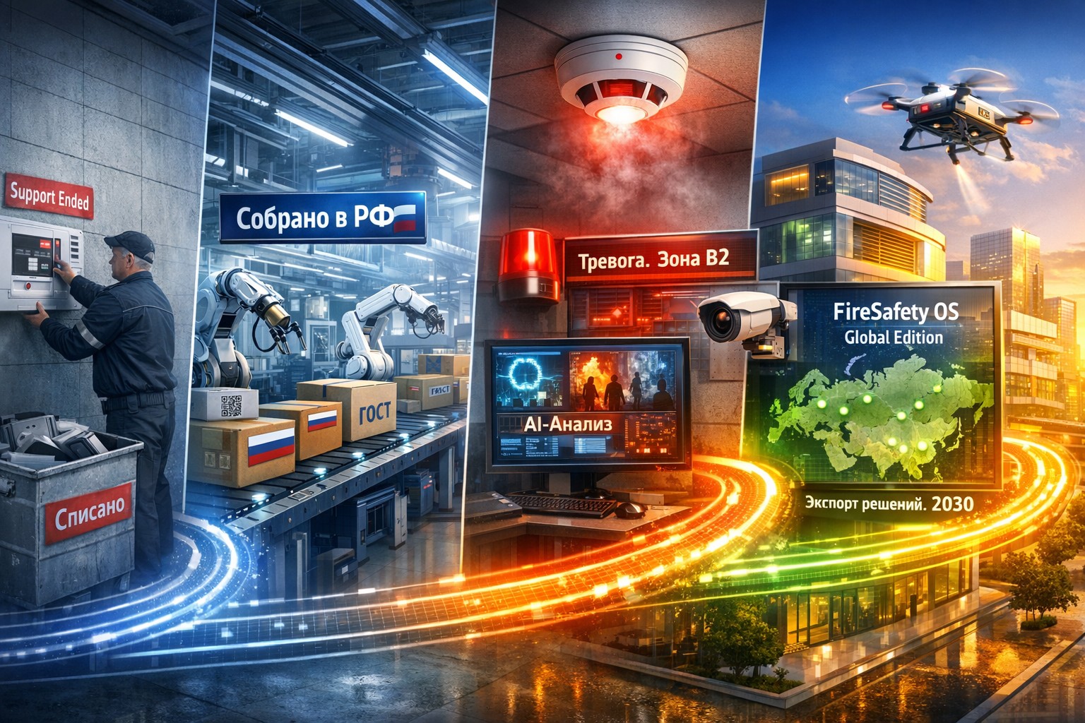 Импортозамещение технологических решений в сфере противопожарных систем