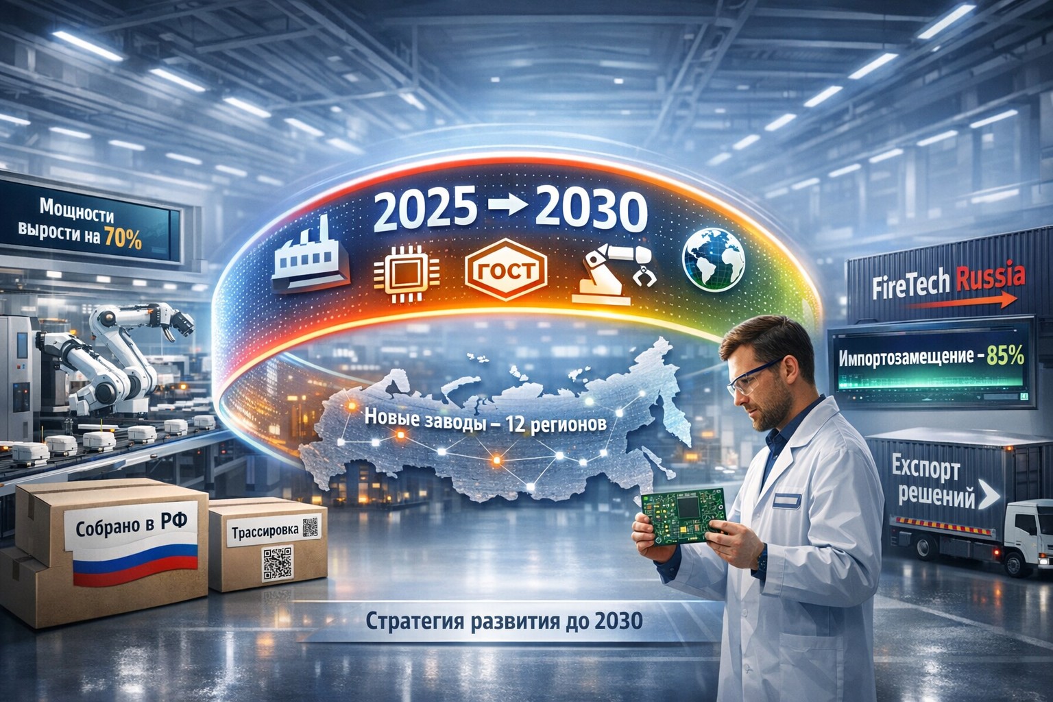 Планы по развитию производства пожарного оборудования