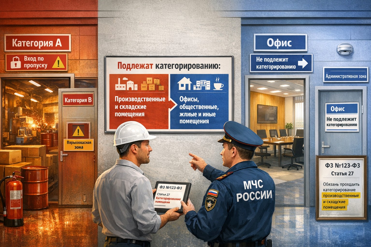 Категорирование помещений по пожарной опасности