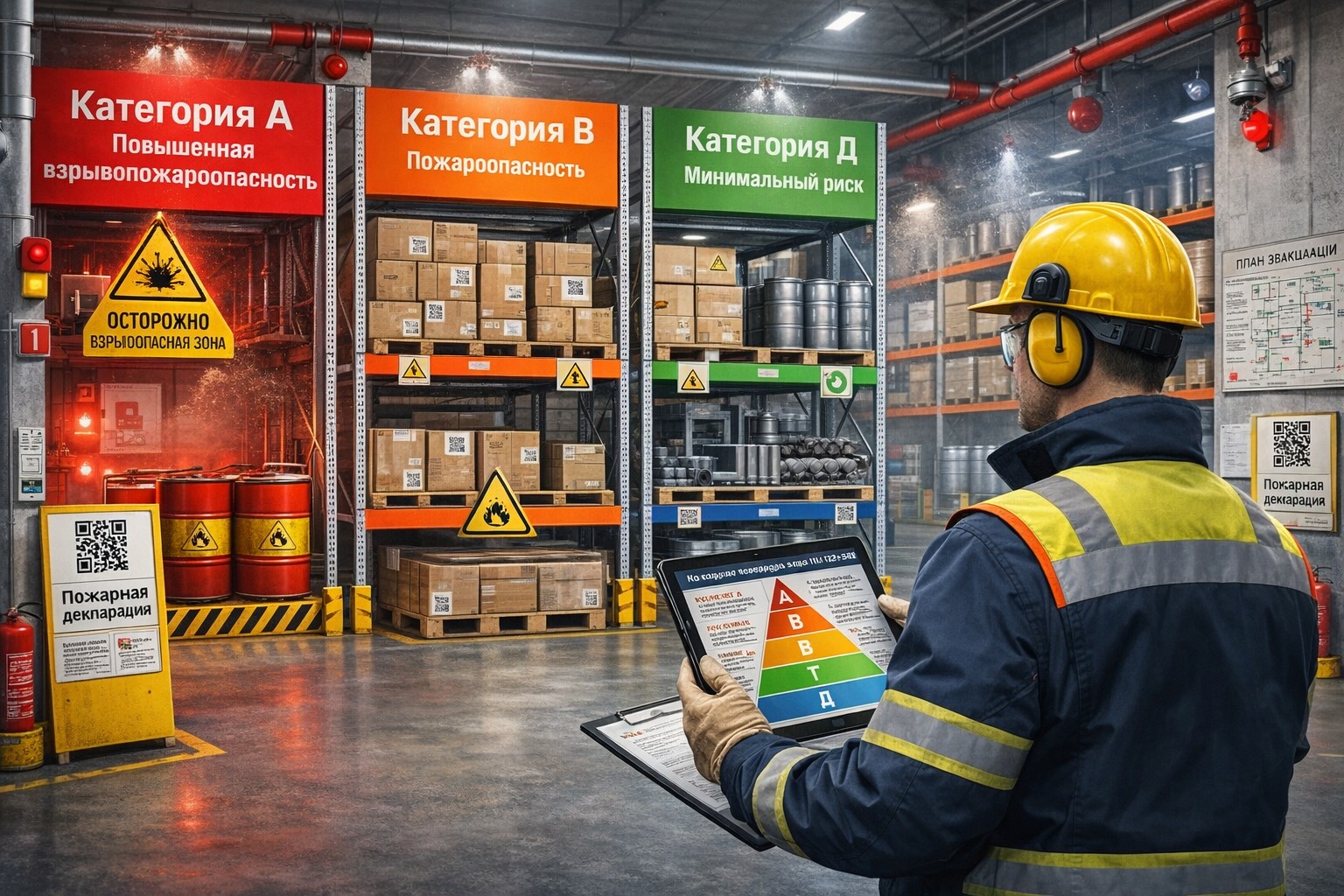 Категорирование складских помещений