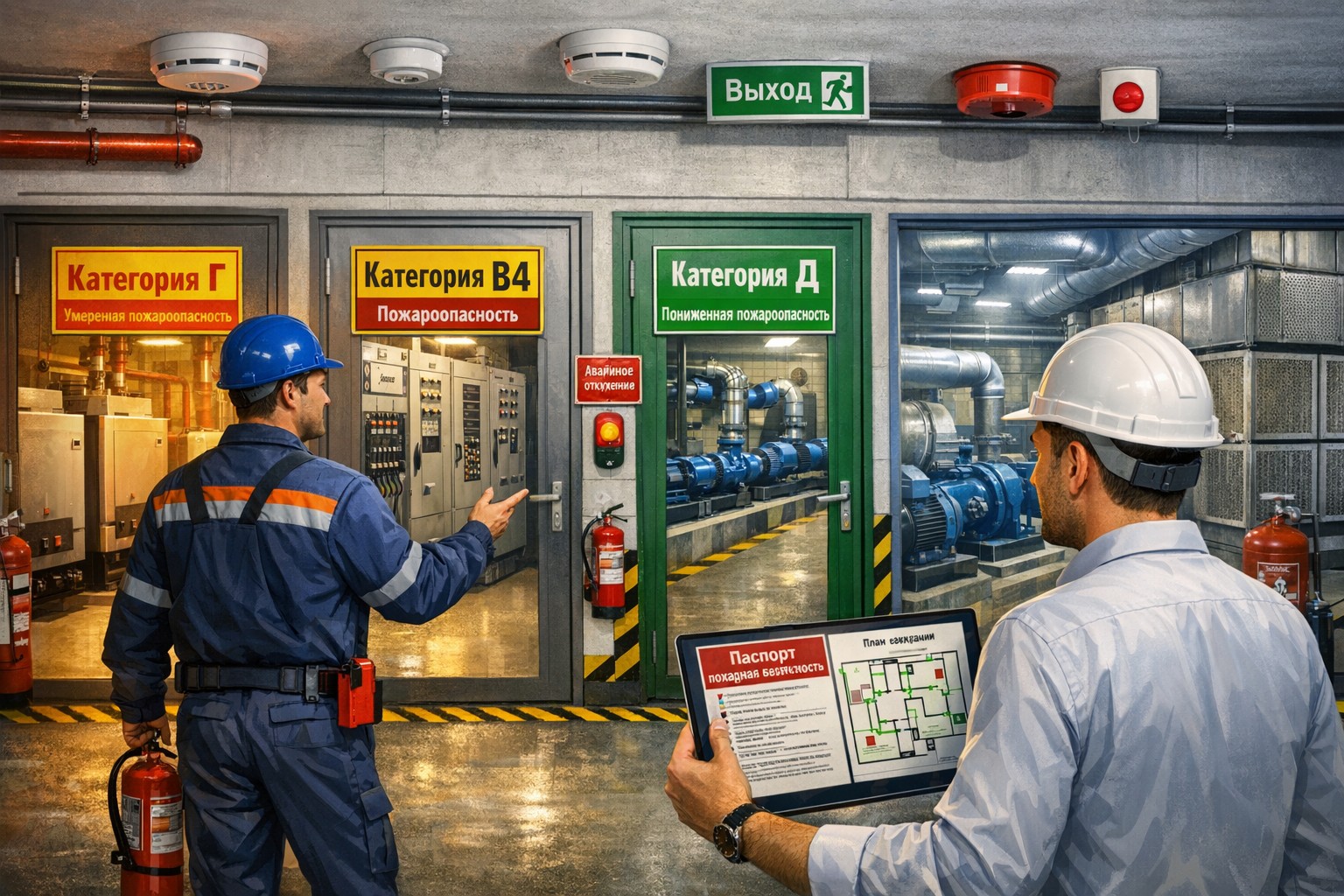 Категорирование технических помещений