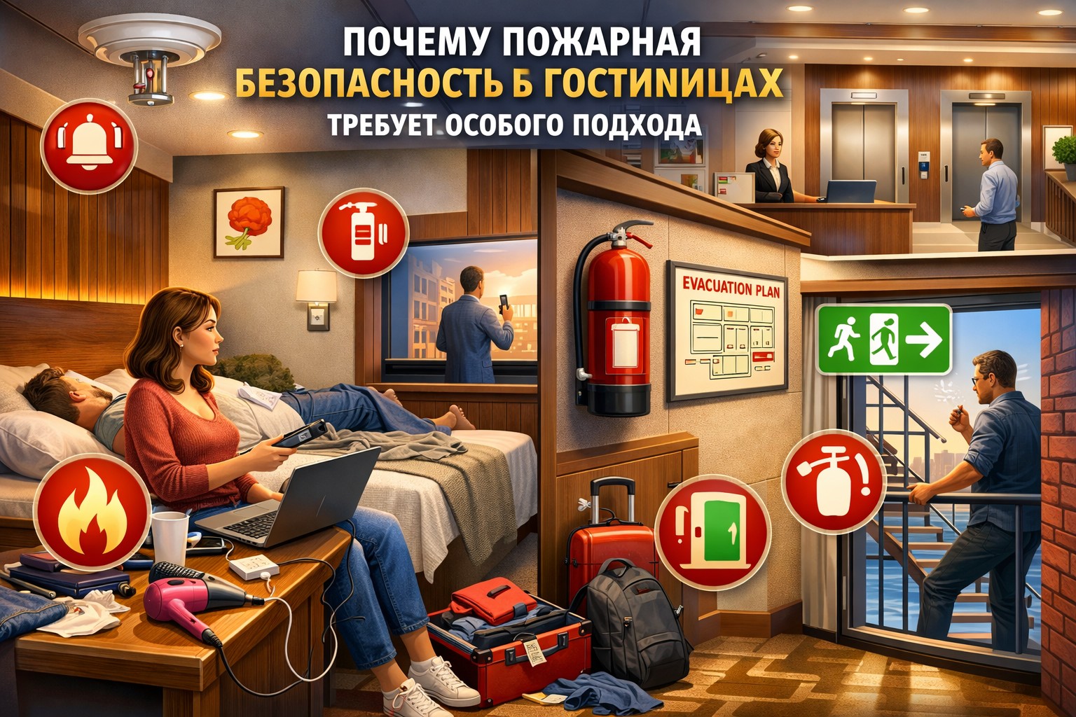 Пожарная безопасность в гостиницах