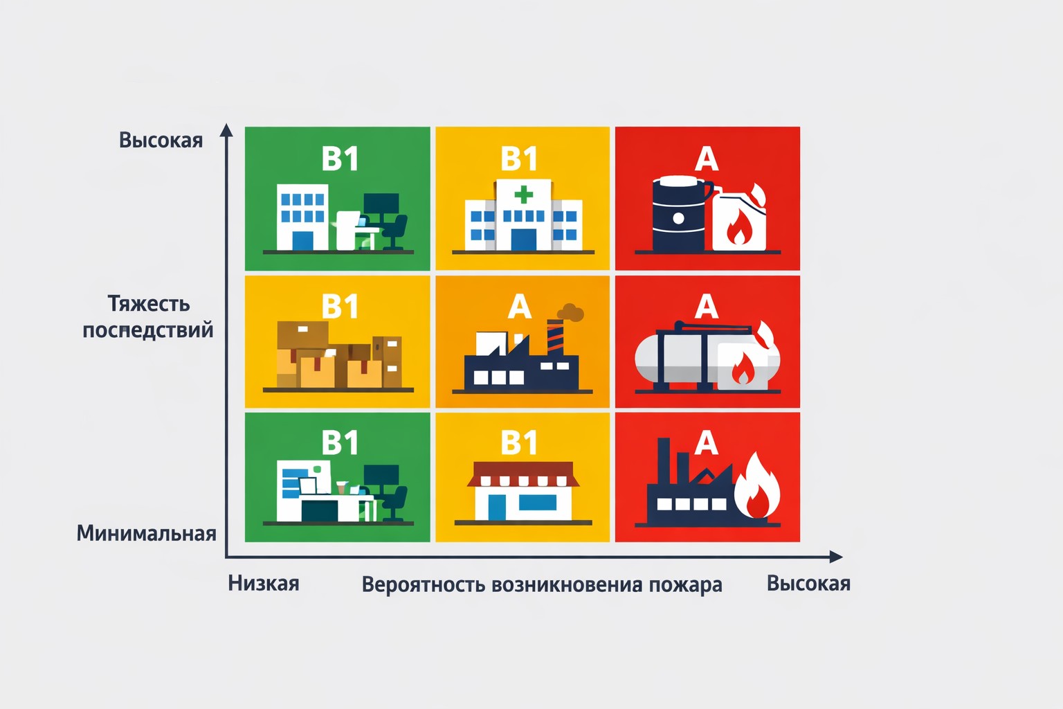 Анализ пожарных рисков и категорирование объекта Анализ пожарных рисков и категорирование объекта
