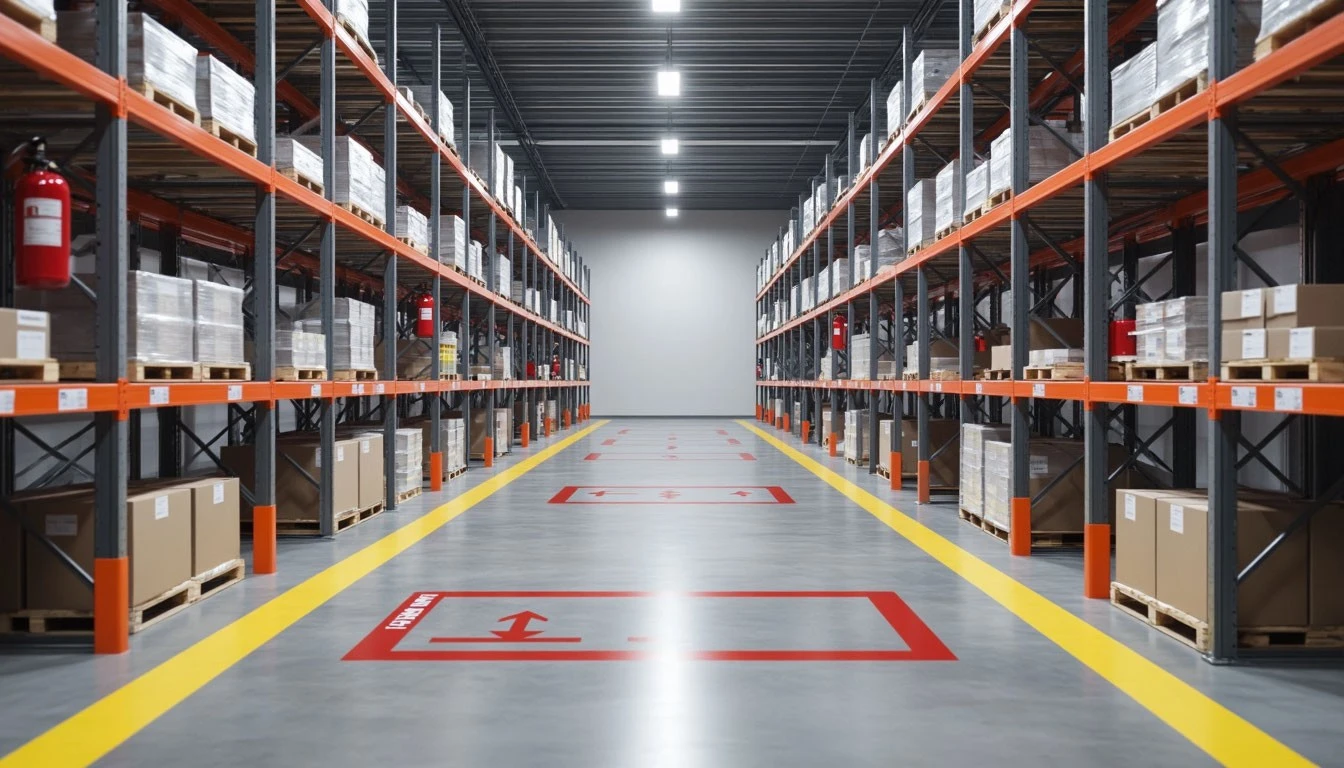 Проектирование пожарной безопасности на складе: от стеллажей до логистики
